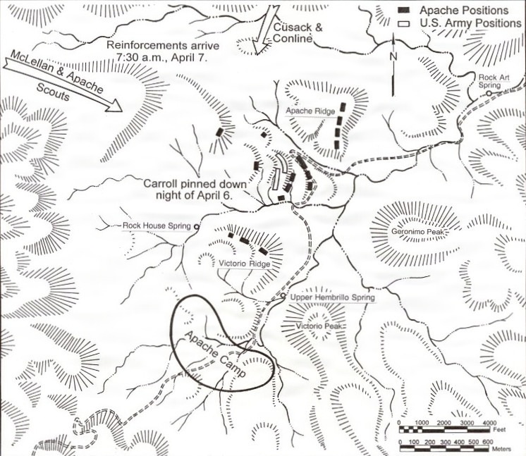 Victorio Evades Capture at Hembrillo Basin (7 APR 1880)