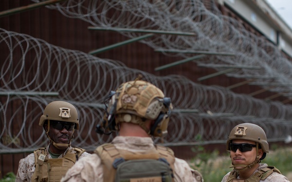 2Bn, 1st Marines Patrol along Imperial Beach