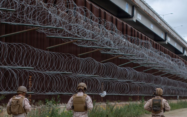 2Bn, 1st Marines Patrol along Imperial Beach