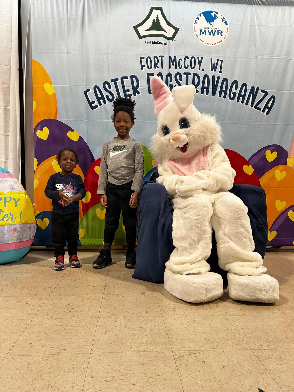 Fort McCoy families flock to 2026 Easter Eggstravaganza event