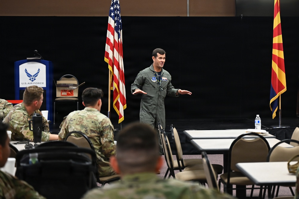 Airmen complete German Armed Forces Proficiency Badge assessment with 33-pound ruck