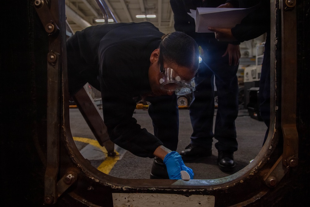 USS Theodore Roosevelt Maintenance