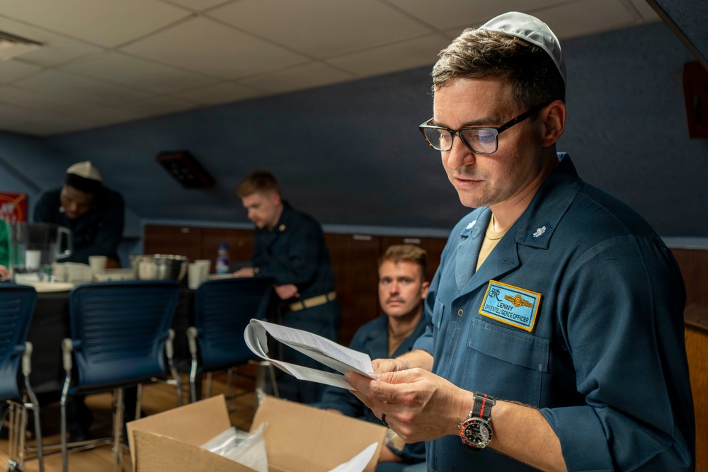 USS Theodore Roosevelt Religious Services