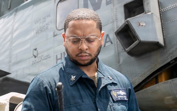 U.S. Sailors aboard USS Tripoli Support Operation Epic Fury