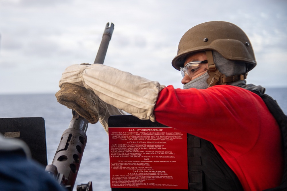 USS Theodore Roosevelt Live Fire Exercise