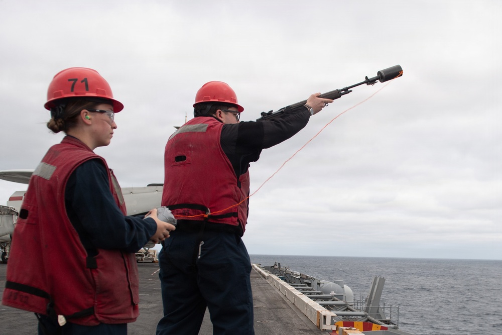 USS Theodore Roosevelt Refueling-At-Sea