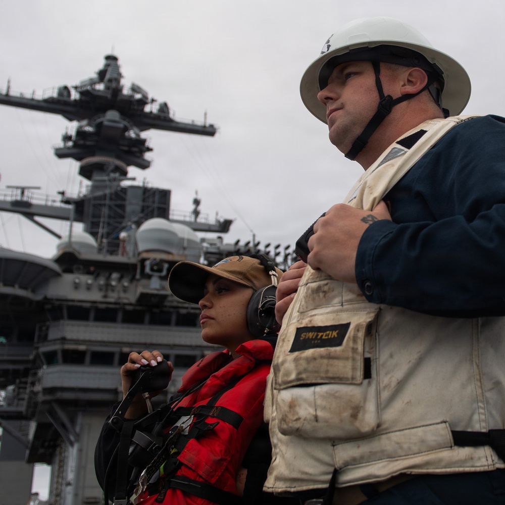 USS Theodore Roosevelt Refueling-at-Sea