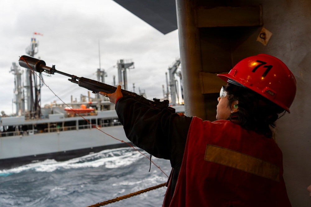 USS Theodore Roosevelt Refueling-at-Sea