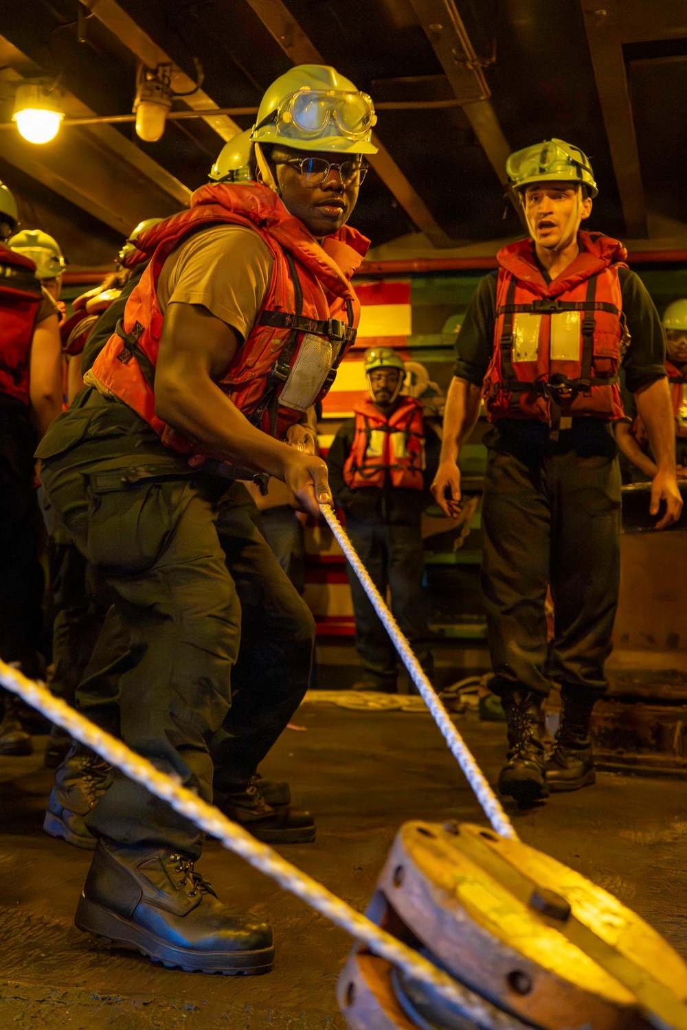 USS Theodore Roosevelt Refueling-a-Sea