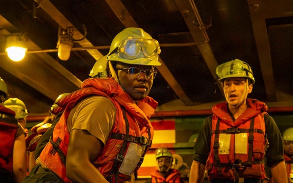 USS Theodore Roosevelt Refueling-a-Sea
