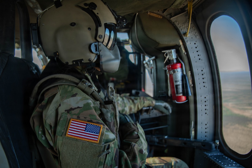 First Calvary Brigade Supports Southern Border Mission Through Air Movement