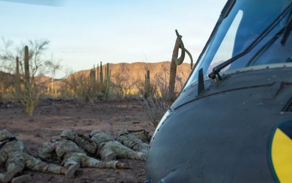 First Calvary Brigade Supports Southern Border Mission Through Air Movement