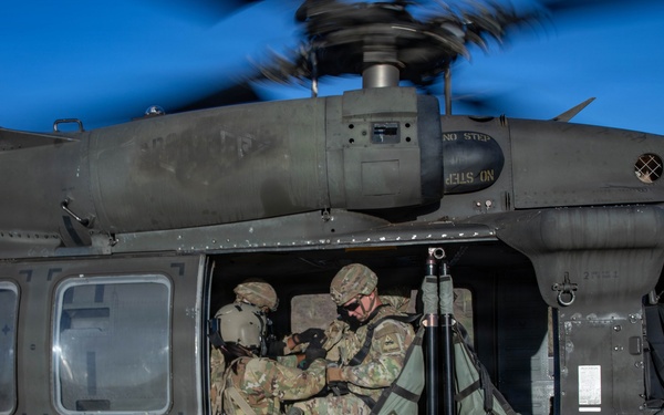 First Calvary Brigade Supports Southern Border Mission Through Air Movement