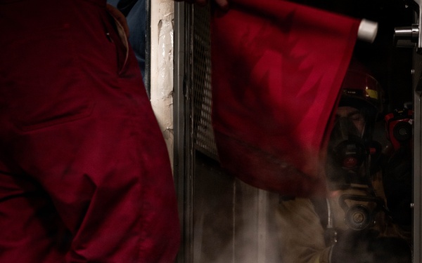 USS Theodore Roosevelt General Quarters Drill