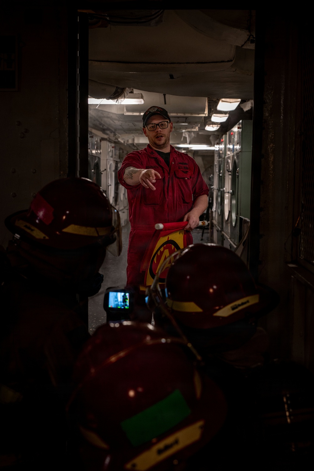 USS Theodore Roosevelt General Quarters Drill