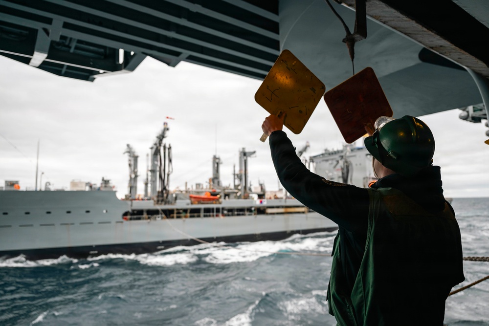 USS Theodore Roosevelt Refueling-at-Sea