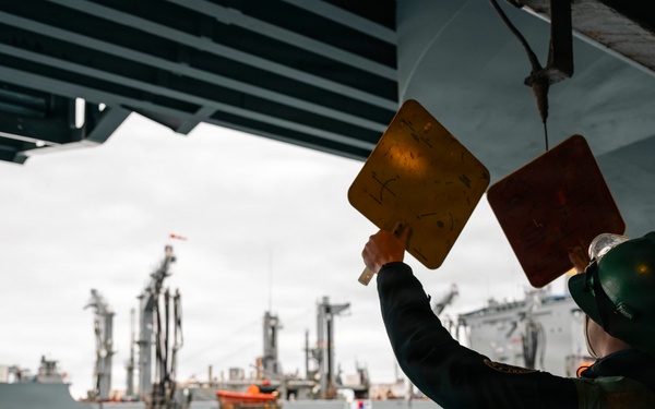 USS Theodore Roosevelt Refueling-at-Sea