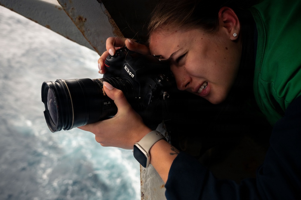 USS Theodore Roosevelt Refueling-At-Sea