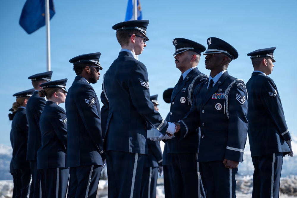 JBER celebrates new Honor Guard graduates