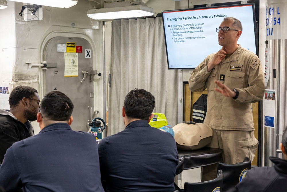 USS Stockdale conducts routine operations