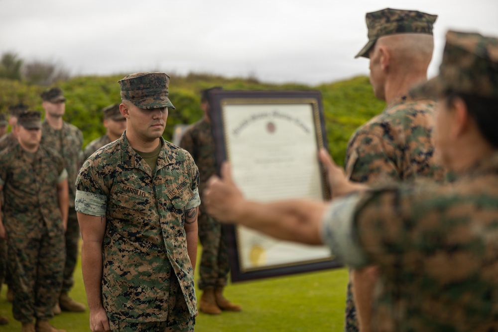 MARFORPAC admin NCO meritoriously promoted to SSgt