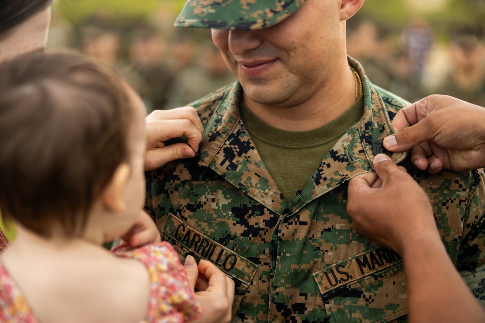 MARFORPAC admin NCO meritoriously promoted to SSgt