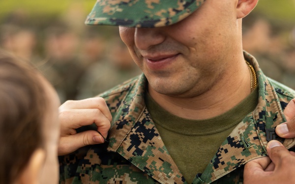 MARFORPAC admin NCO meritoriously promoted to SSgt