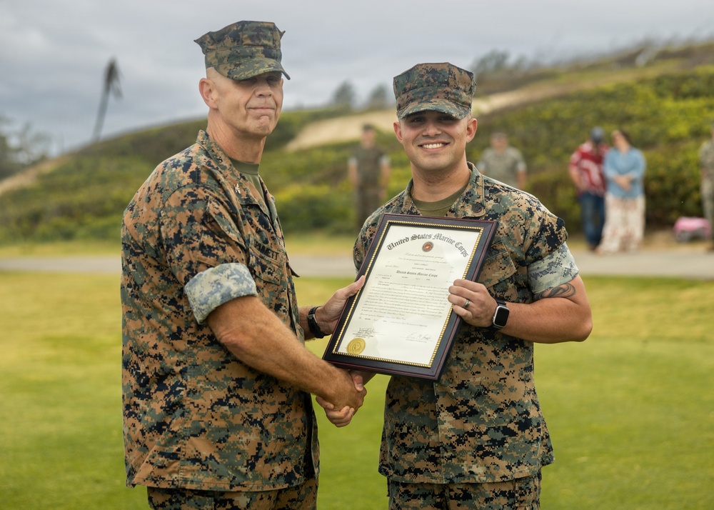 MARFORPAC admin NCO meritoriously promoted to SSgt