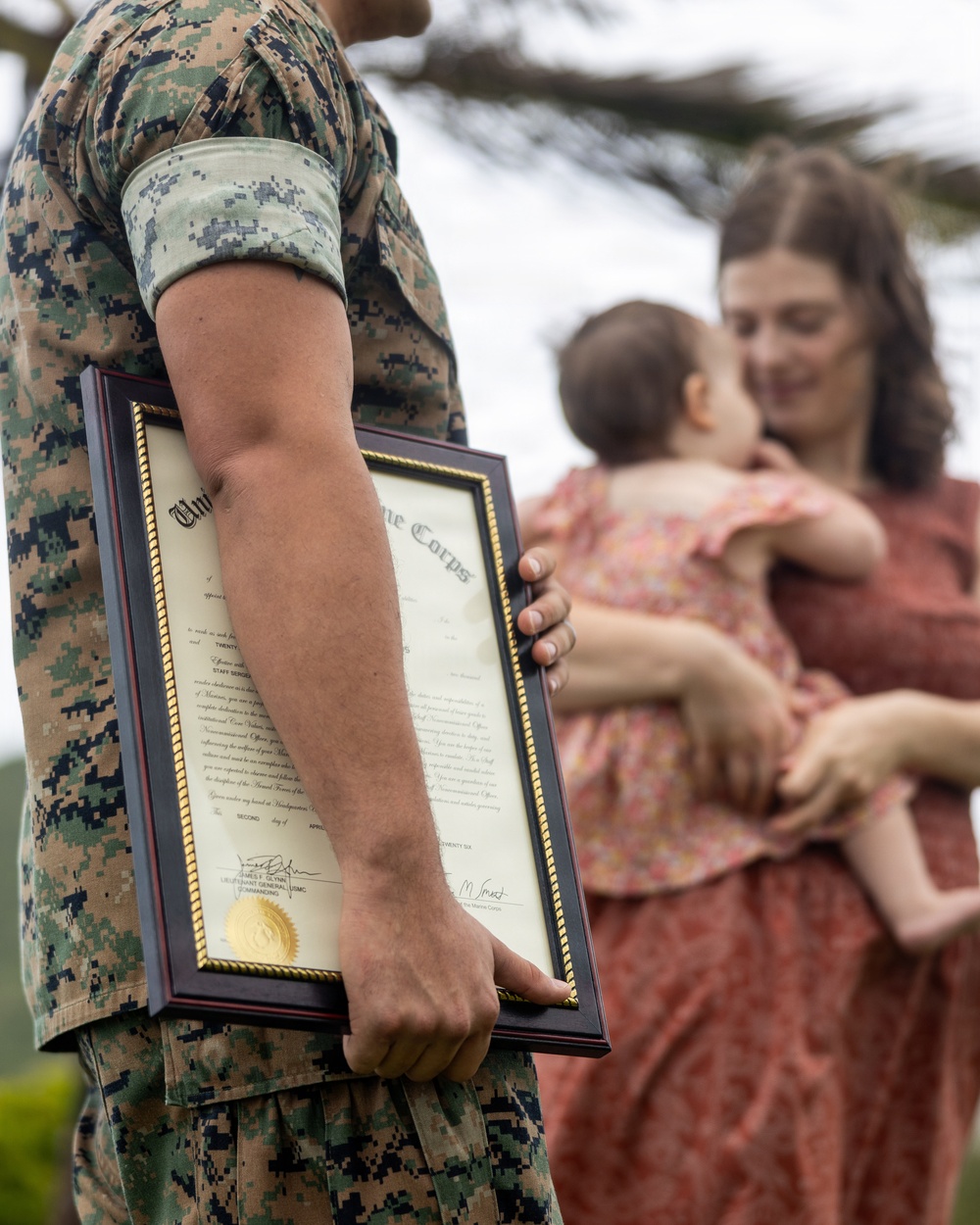 MARFORPAC admin NCO meritoriously promoted to SSgt