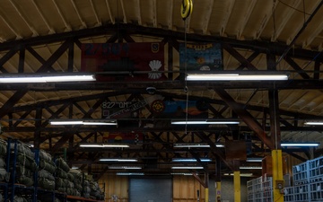 101st Division Sustainment Brigade Prepares Airdrop Supplies at Fort Polk