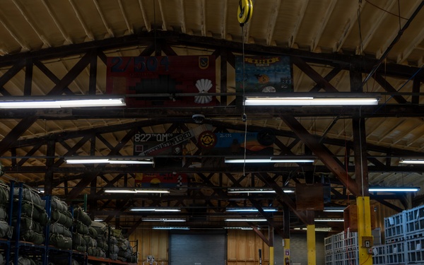 101st Division Sustainment Brigade Prepares Airdrop Supplies at Fort Polk