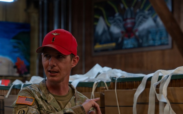 101st Division Sustainment Brigade Prepares Airdrop Supplies at Fort Polk