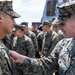 BLT 3/5 Marine gets Promoted Aboard USS Portland
