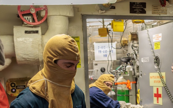 Medical Training Team Drill aboard the USS Gonzalez