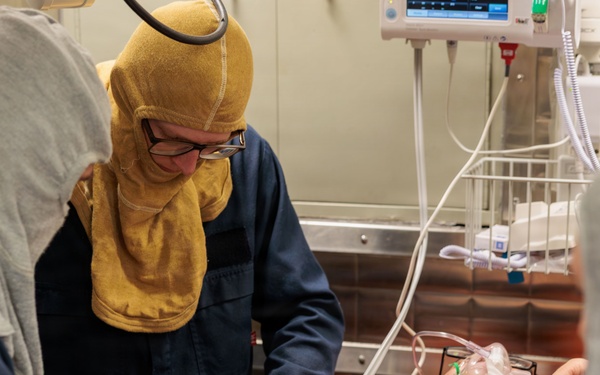 Medical Training Team Drill aboard the USS Gonzalez