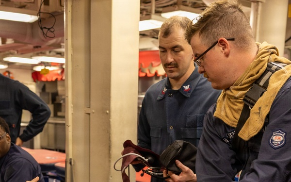 Integrated Training Team Drill aboard the USS Gonzalez (DDG 66)