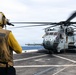 11th MEU Marines, Sailors conduct flight deck operations aboard USS Portland