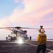 11th MEU Marines, Sailors conduct flight deck operations aboard USS Portland