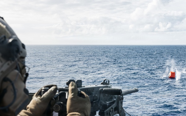 11th MEU Marines, Sailors Conduct a DATF Live-Fire Drill Aboard USS Portland