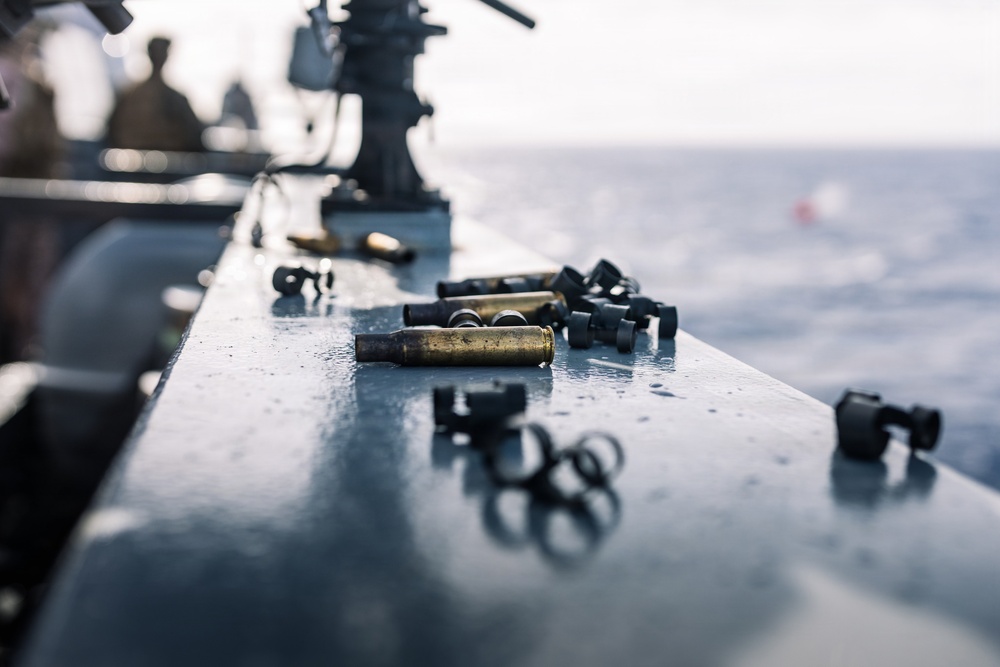 11th MEU Marines, Sailors Conduct a DATF Live-Fire Drill Aboard USS Portland