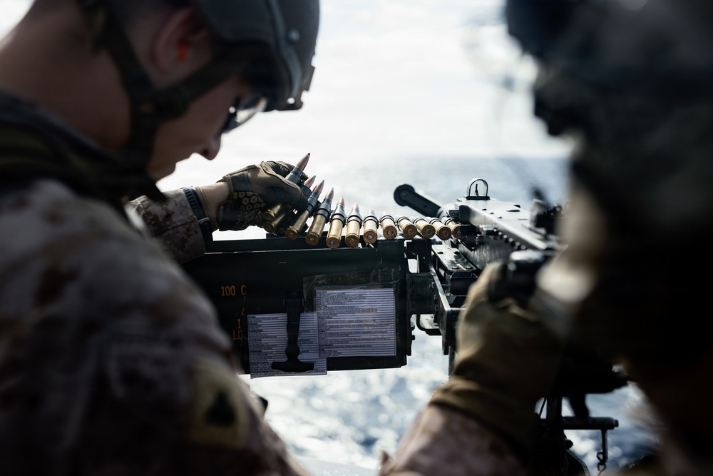 11th MEU Marines, Sailors Conduct a DATF Live-Fire Drill Aboard USS Portland