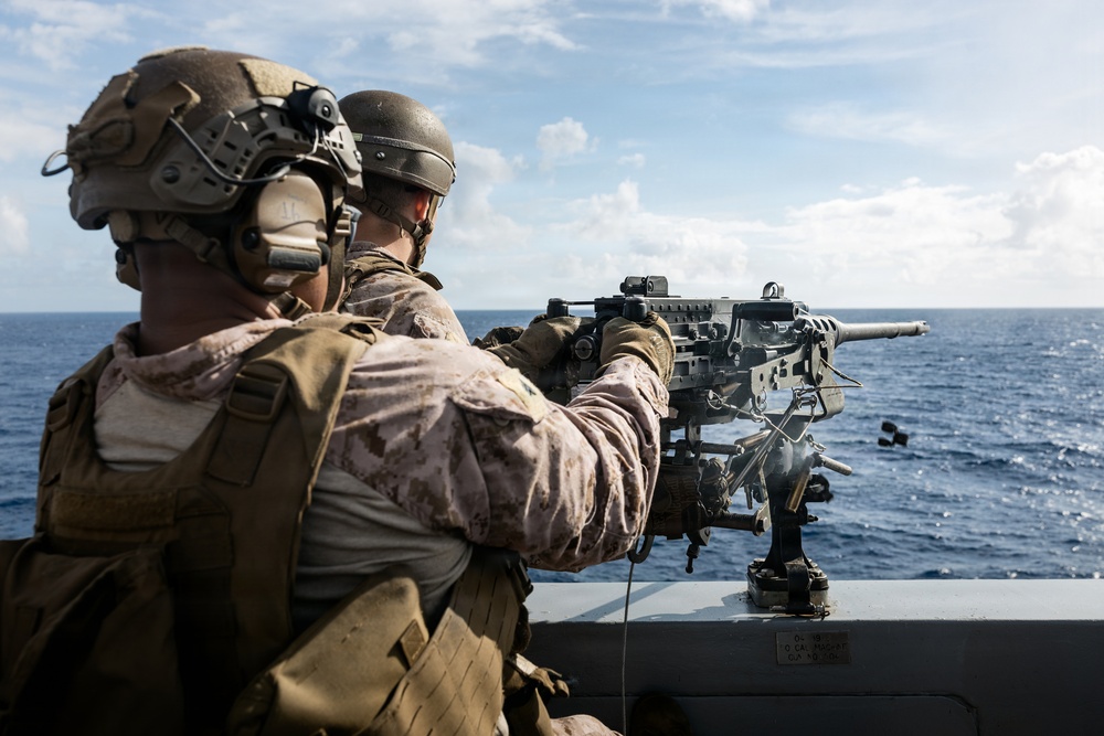 11th MEU Marines, Sailors Conduct a DATF Live-Fire Drill Aboard USS Portland