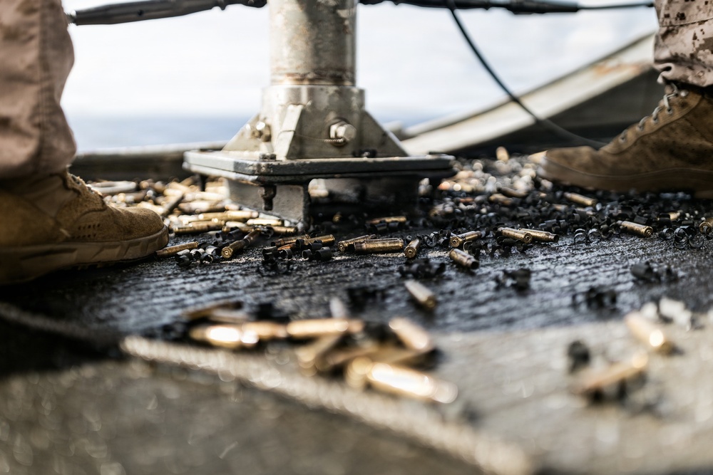 11th MEU Marines, Sailors Conduct a DATF Live-Fire Drill Aboard USS Portland