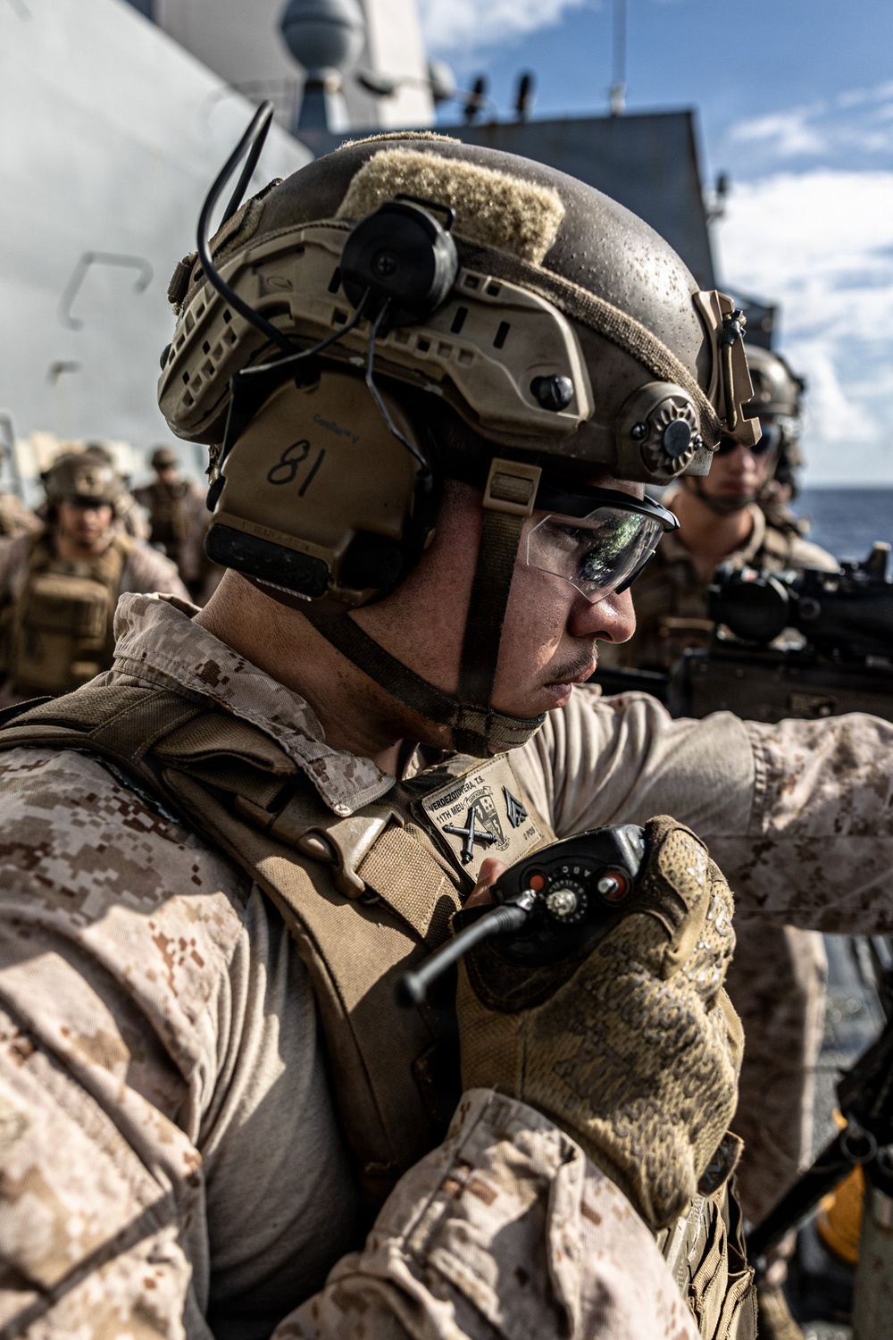 11th MEU Marines, Sailors Conduct a DATF Live-Fire Drill Aboard USS Portland