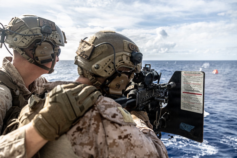 11th MEU Marines, Sailors Conduct a DATF Live-Fire Drill Aboard USS Portland
