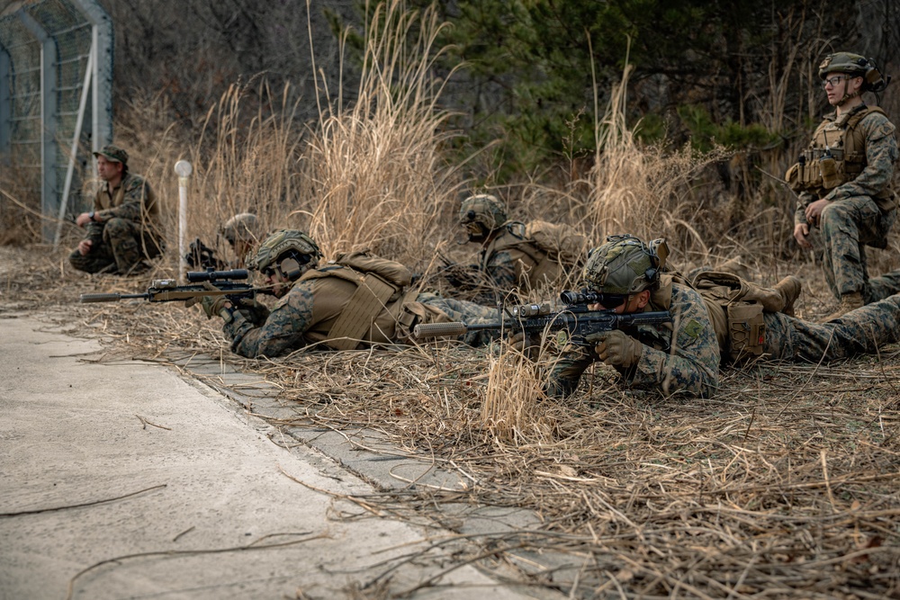 U.S. Marines Rehearse Dry Fire Squad Attacks During KMEP 26.1