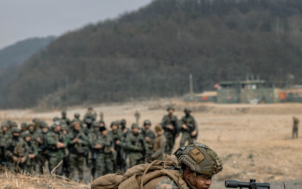 U.S. Marines Rehearse Dry Fire Squad Attacks During KMEP 26.1
