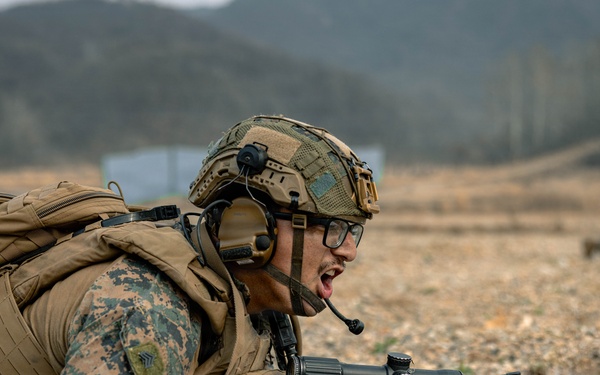 U.S. Marines Rehearse Dry Fire Squad Attacks During KMEP 26.1