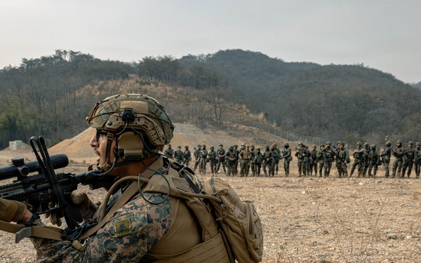 U.S. Marines Rehearse Dry Fire Squad Attacks During KMEP 26.1