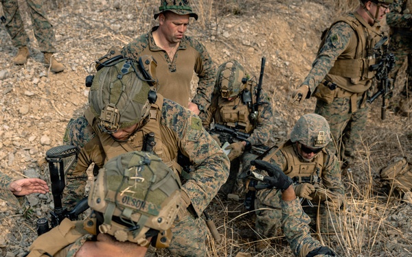 U.S. Marines Rehearse Dry Fire Squad Attacks During KMEP 26.1
